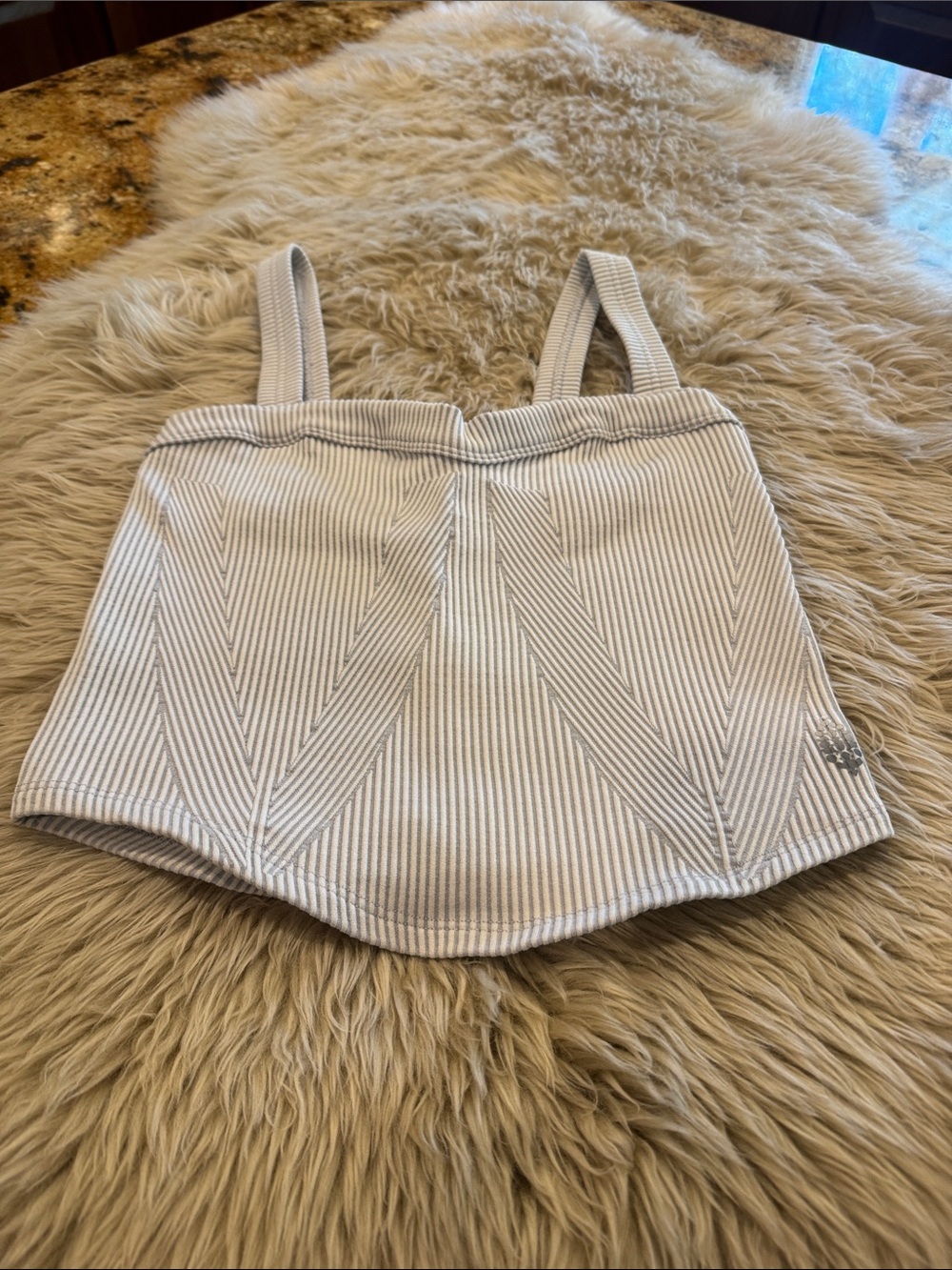 FP Movement Perfectly Plated camisole. Size M/L. Light gray color.